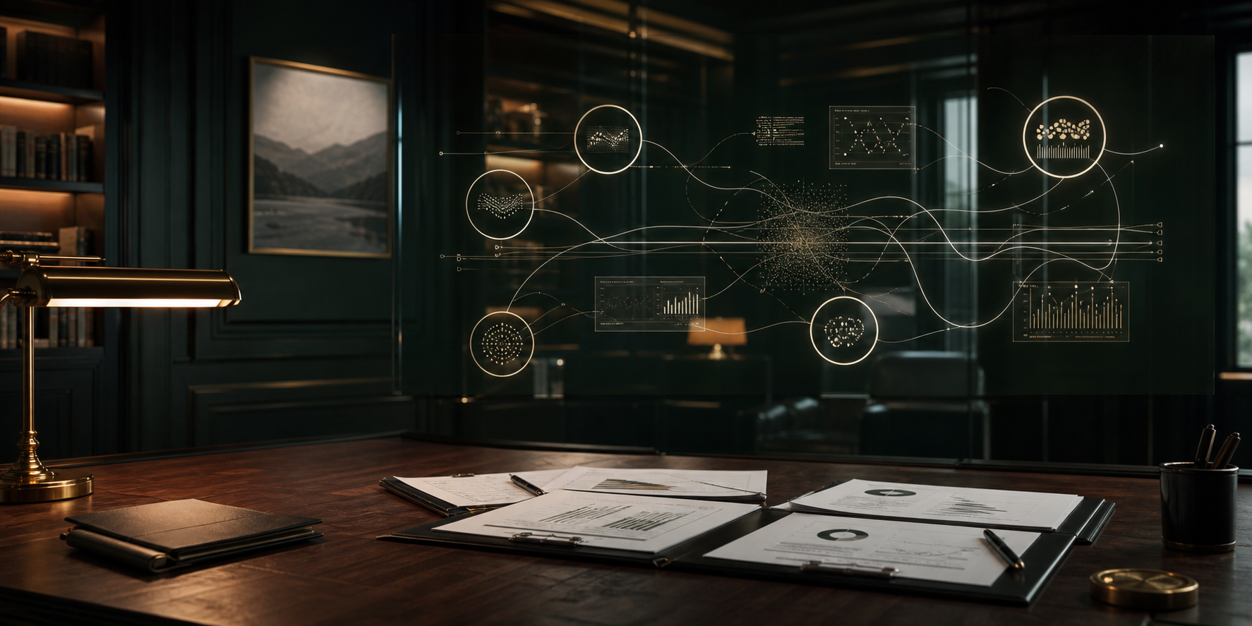 Strategy room visual showing hidden market mechanics