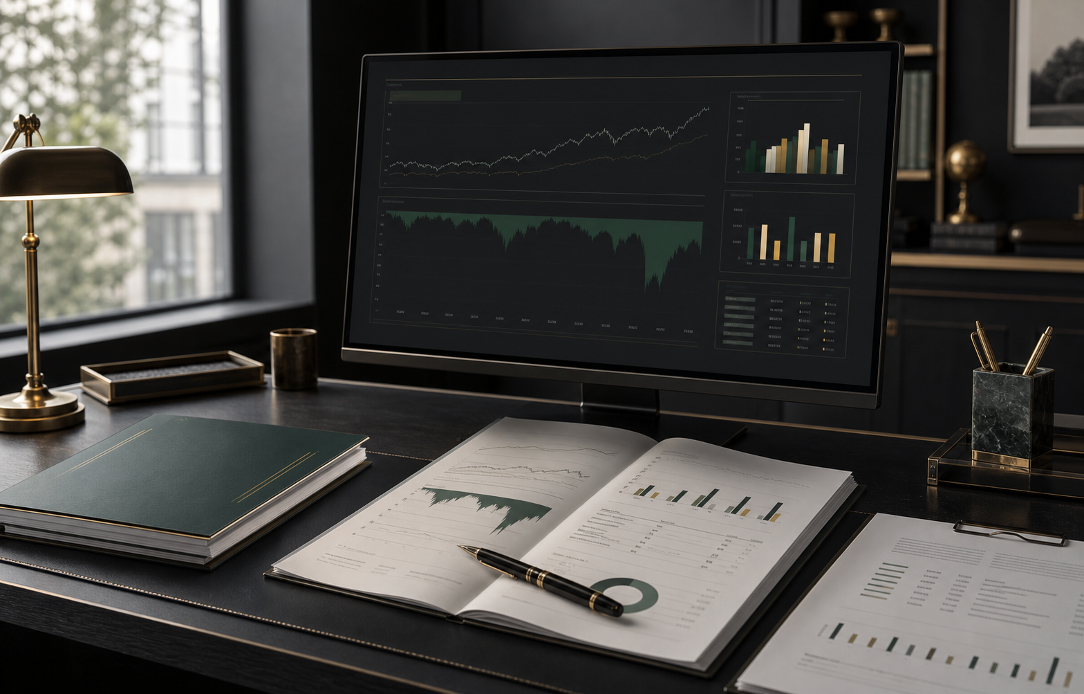 Premium track record report and institutional performance dashboard